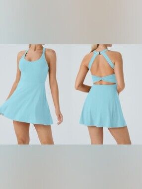 Halara SoftlyZero Airy Backless Twisted Active Dress